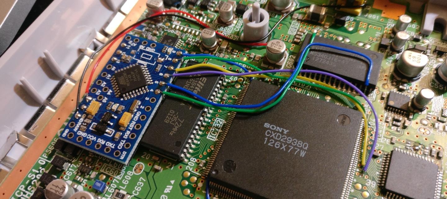 image from Original Playstation Modchip with ATtiny45